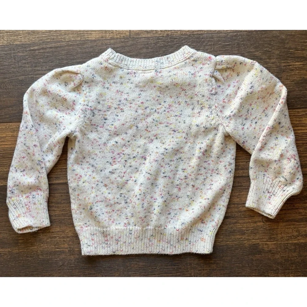 Kid's Baby Gap Sweater Multicolor Speckled 4 Toddler Prep School Winter Pullover
